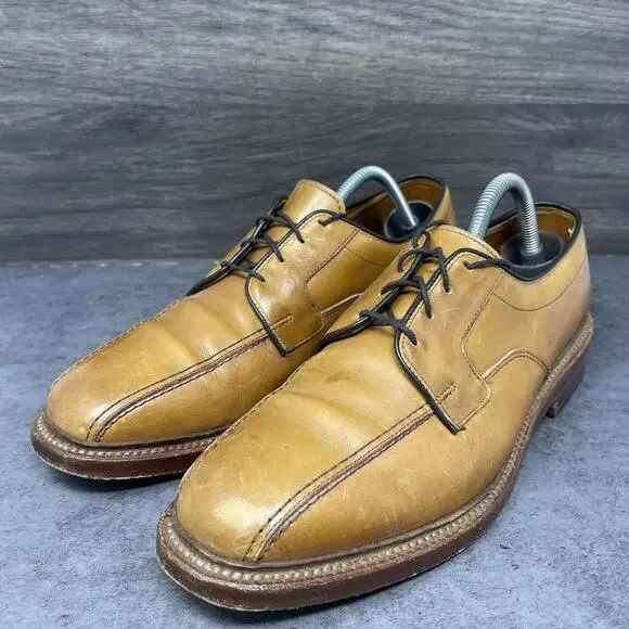 Allen Edmonds Hillcrest Shoes Mens Size 7.5 Brown Leather Dress Oxford